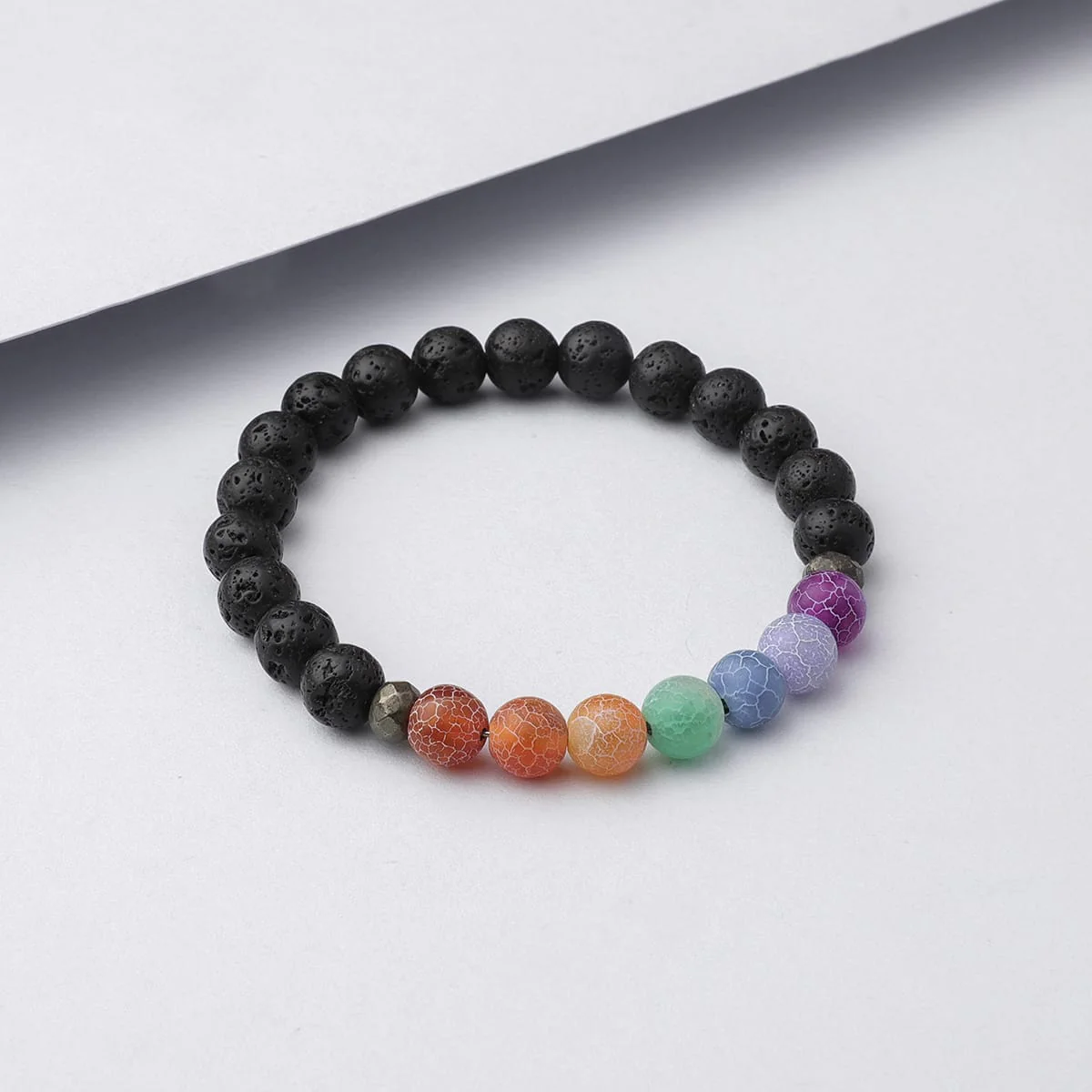 7 Chakra Agate Bracelet - Image 3