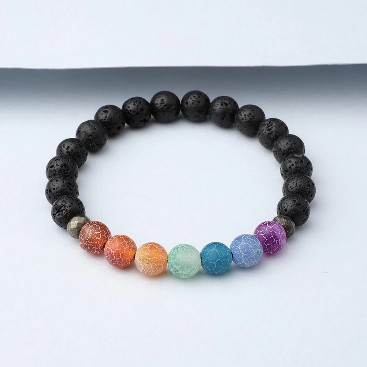 7 Chakra Agate Bracelet - Image 5