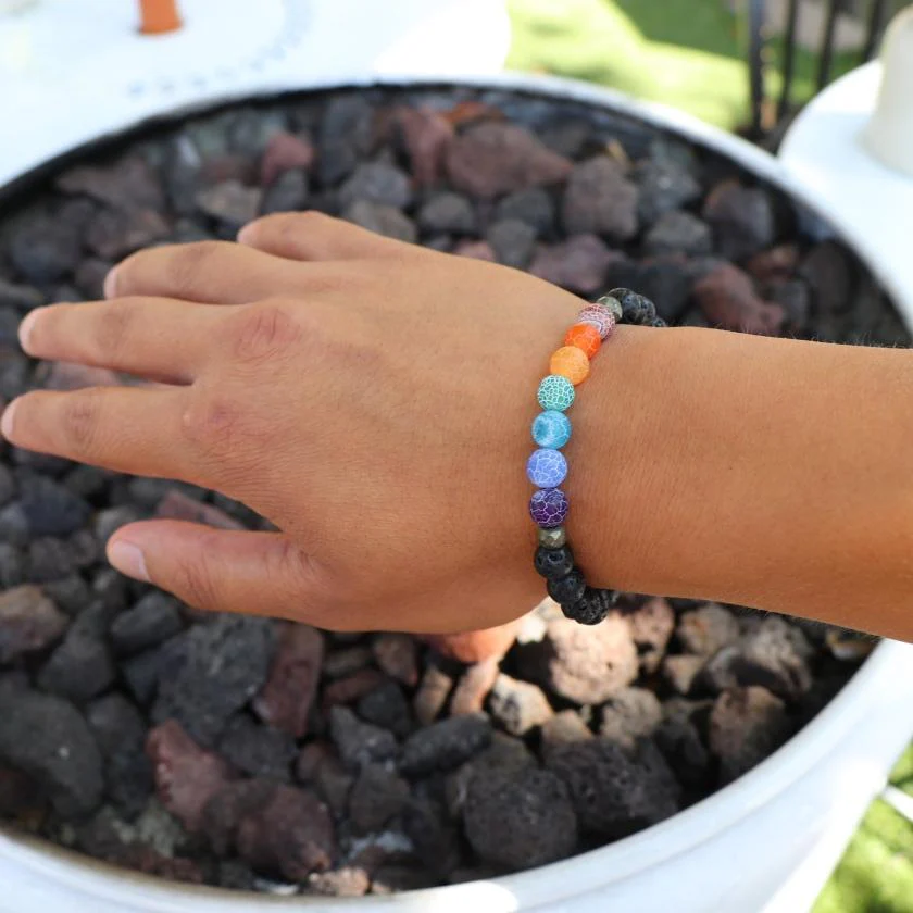 7 Chakra Agate Bracelet - Image 8