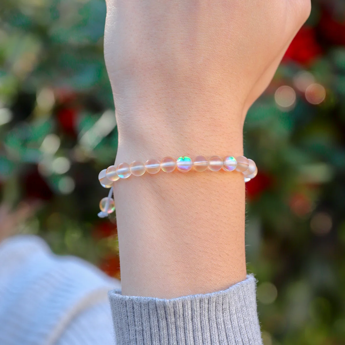Kids Glow Glass Adjustable Bracelet (Champagne) - Image 7