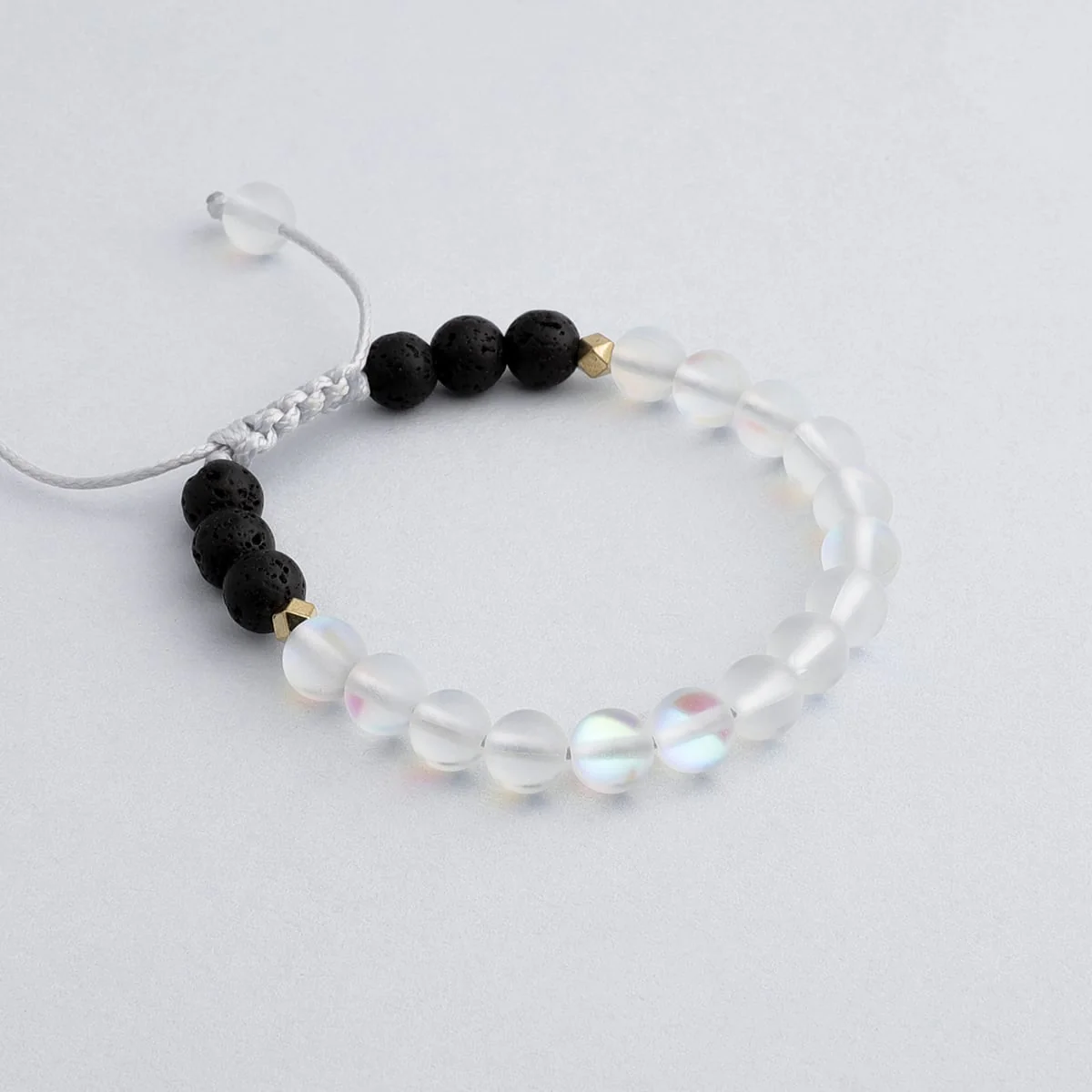 Kids Glow Glass Adjustable Bracelet (Clear) - Image 3