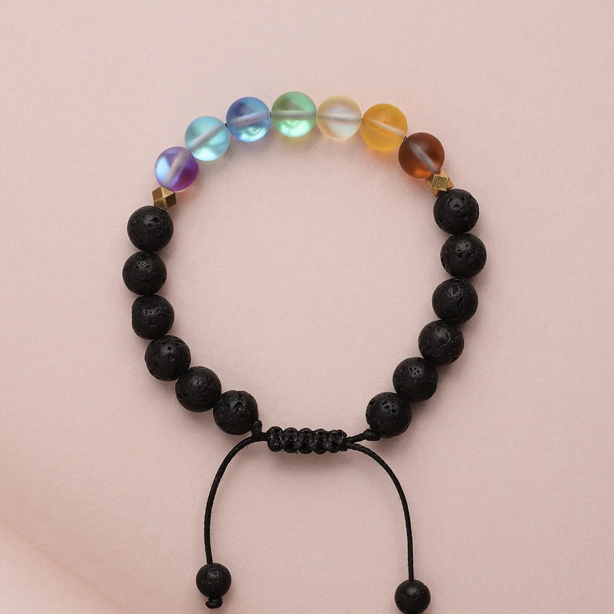 Glow Glass Chakra Adjustable Bracelet - Image 5