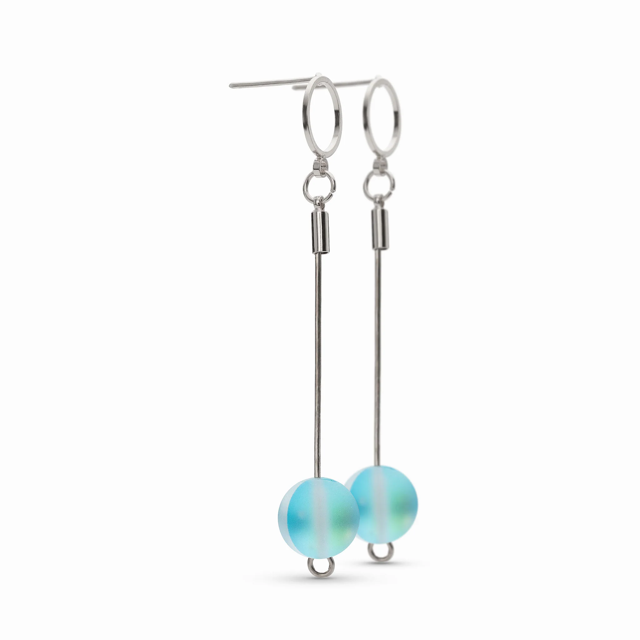 Glow Glass Drop Earrings - Image 13