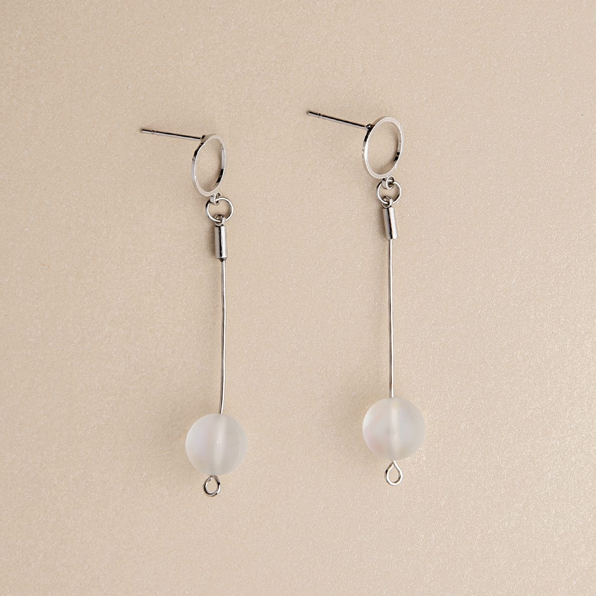 Glow Glass Drop Earrings - Image 6