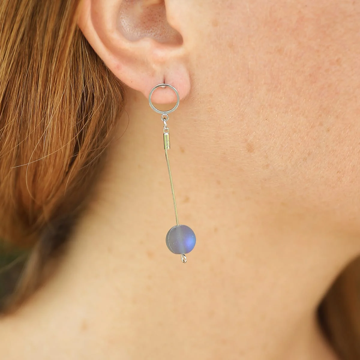 Glow Glass Drop Earrings - Image 7