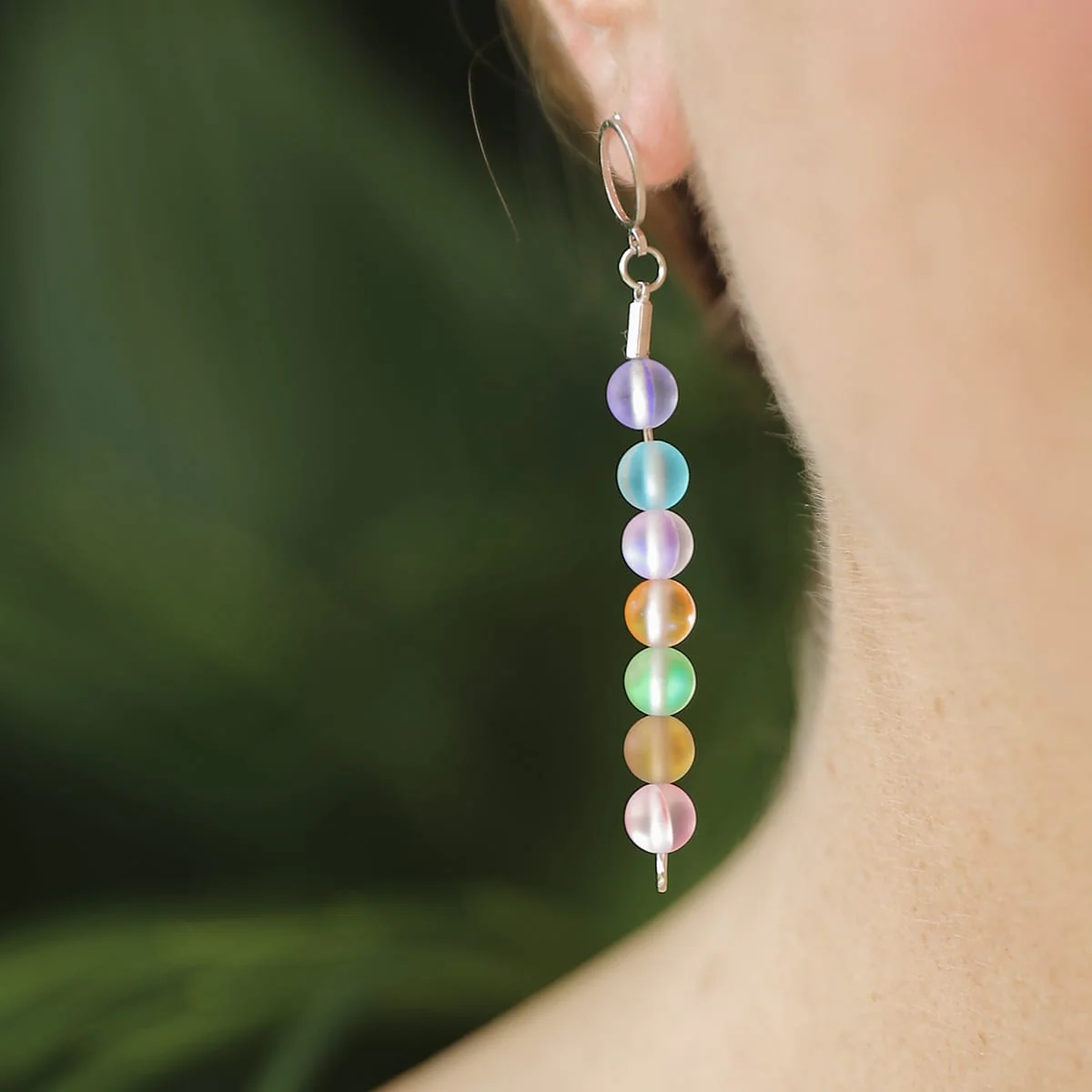 Glow Glass Rainbow Earrings - Image 4