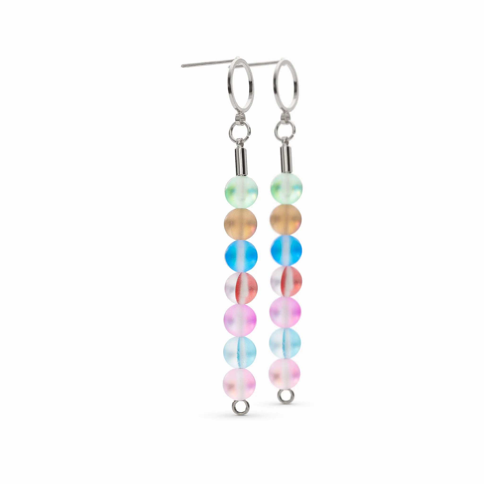 Glow Glass Rainbow Earrings - Image 5