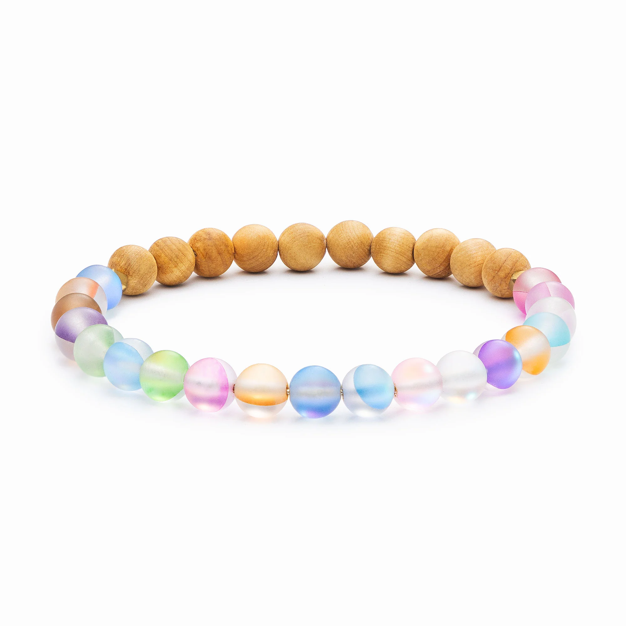 Glow Glass Wood Diffuser Bracelet - Image 3