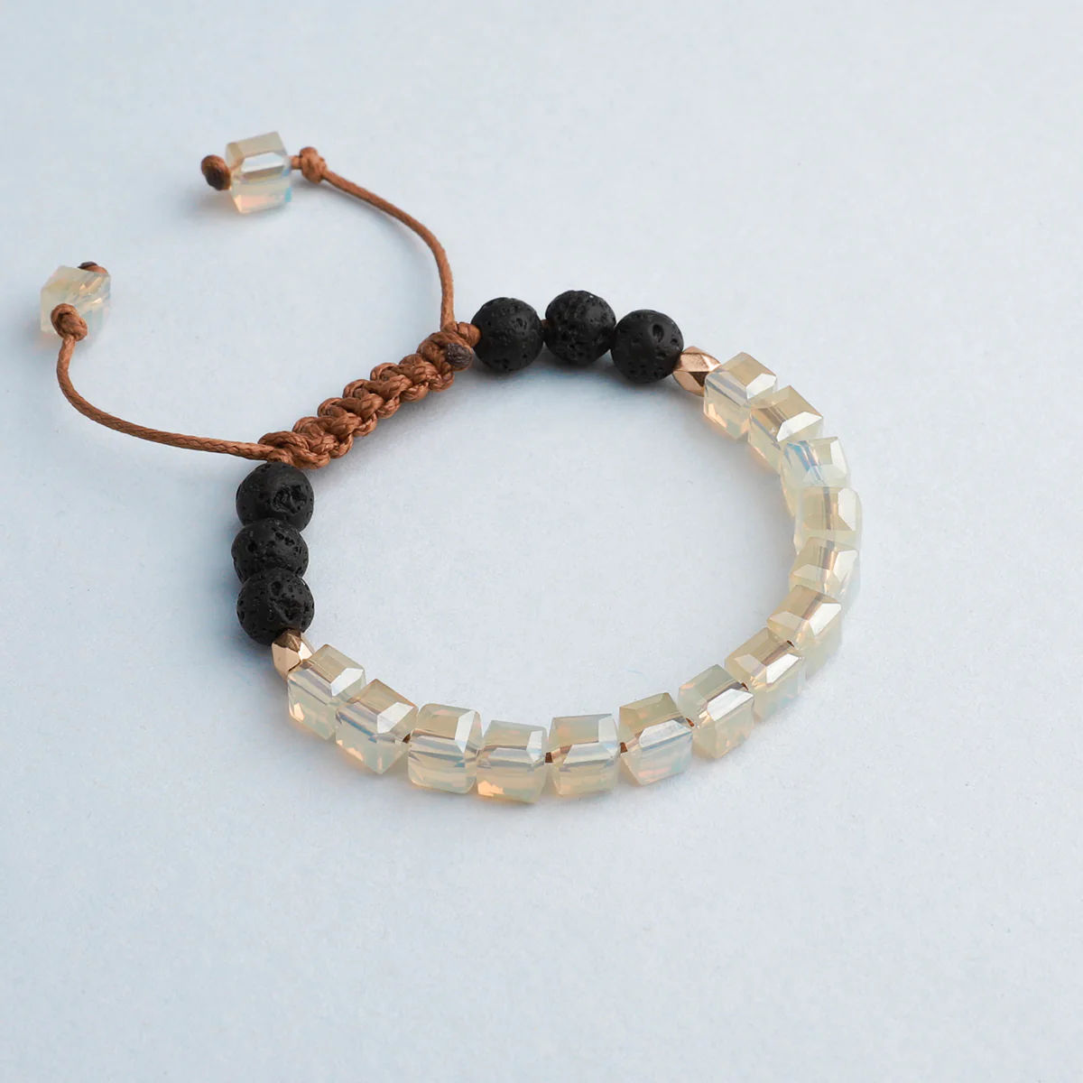 Kids Glass Diffuser Bracelet (Champagne) - Image 3
