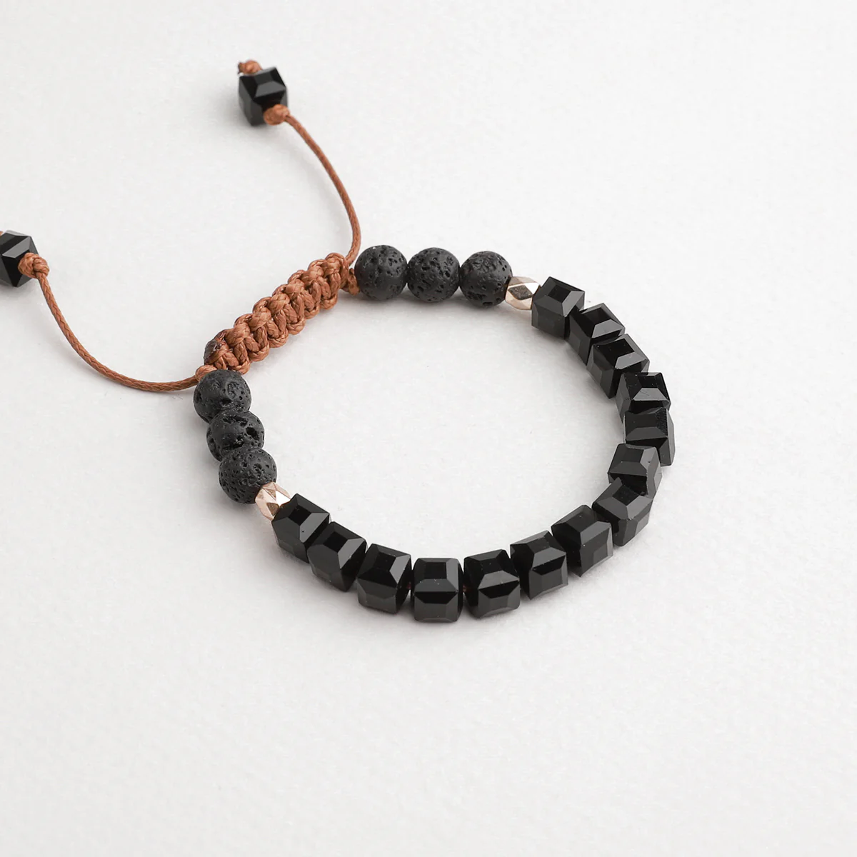 Kids Glass Diffuser Bracelet (Obsidian) - Image 3