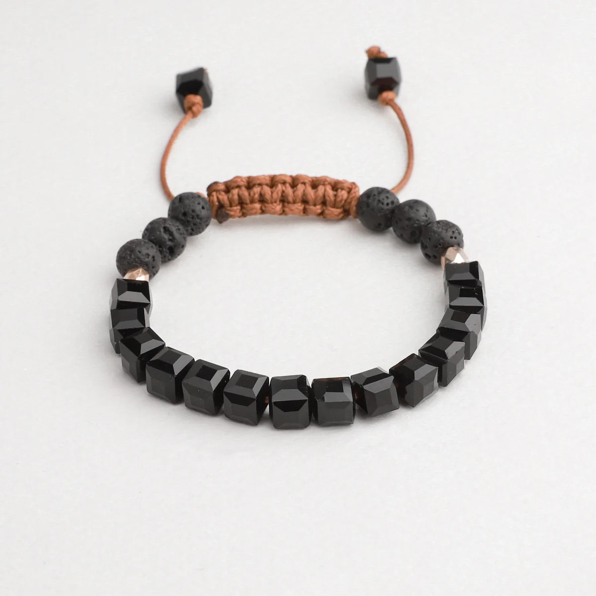 Kids Glass Diffuser Bracelet (Obsidian) - Image 4