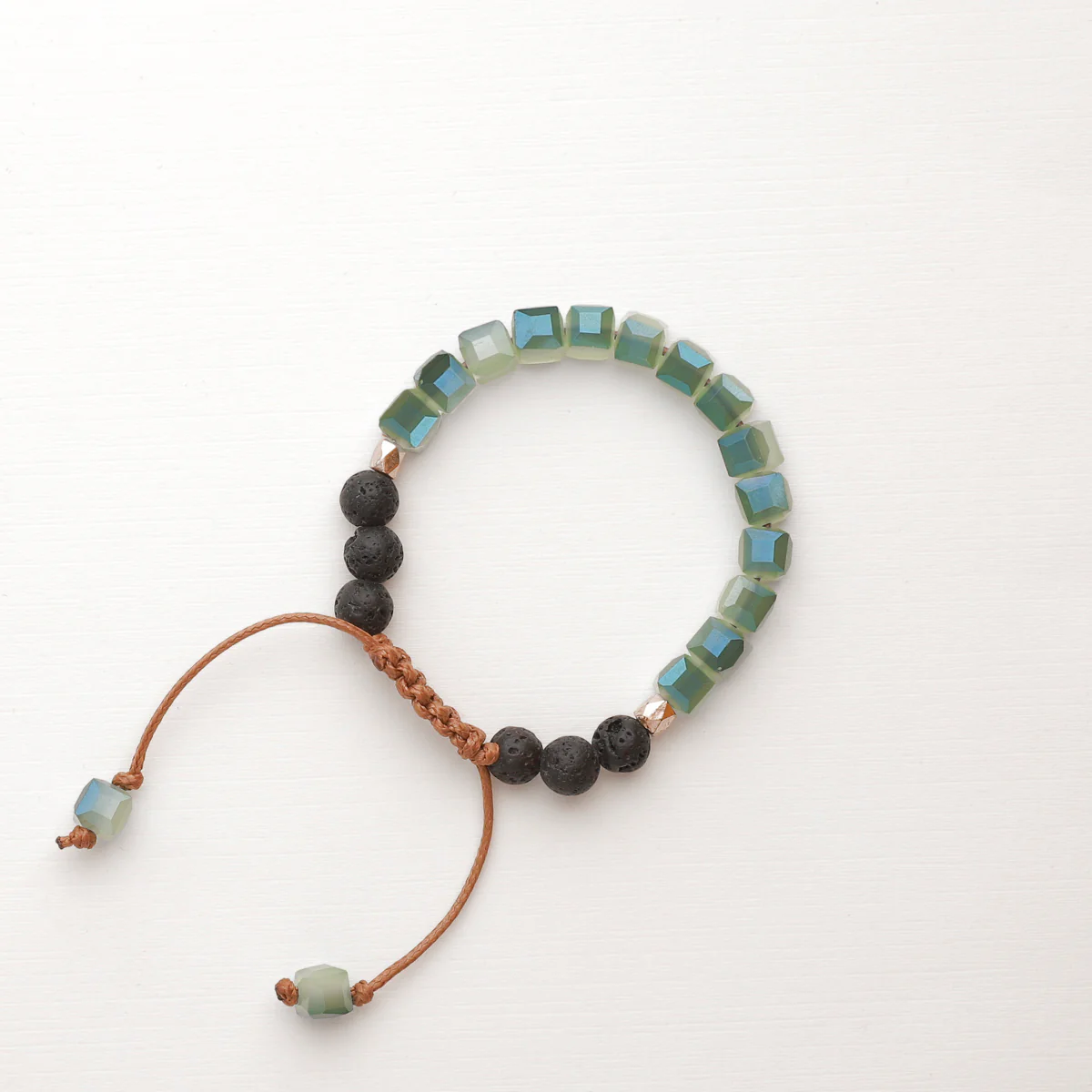 Kids Glass Diffuser Bracelet (Seafoam Green) - Image 5