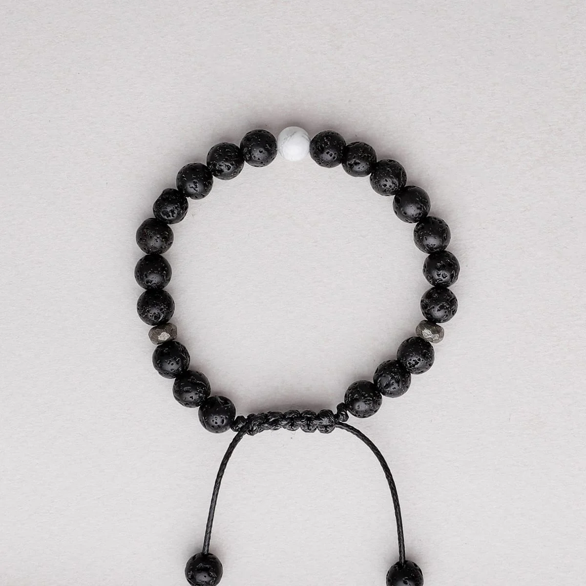 Kids White Howlite Diffuser Bracelet - Image 5