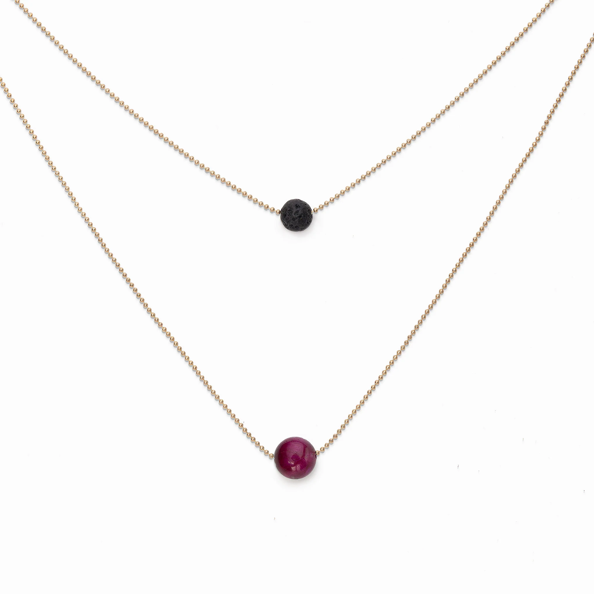 Pure Diffuser Necklace - Pink Tiger's Eye - Image 7