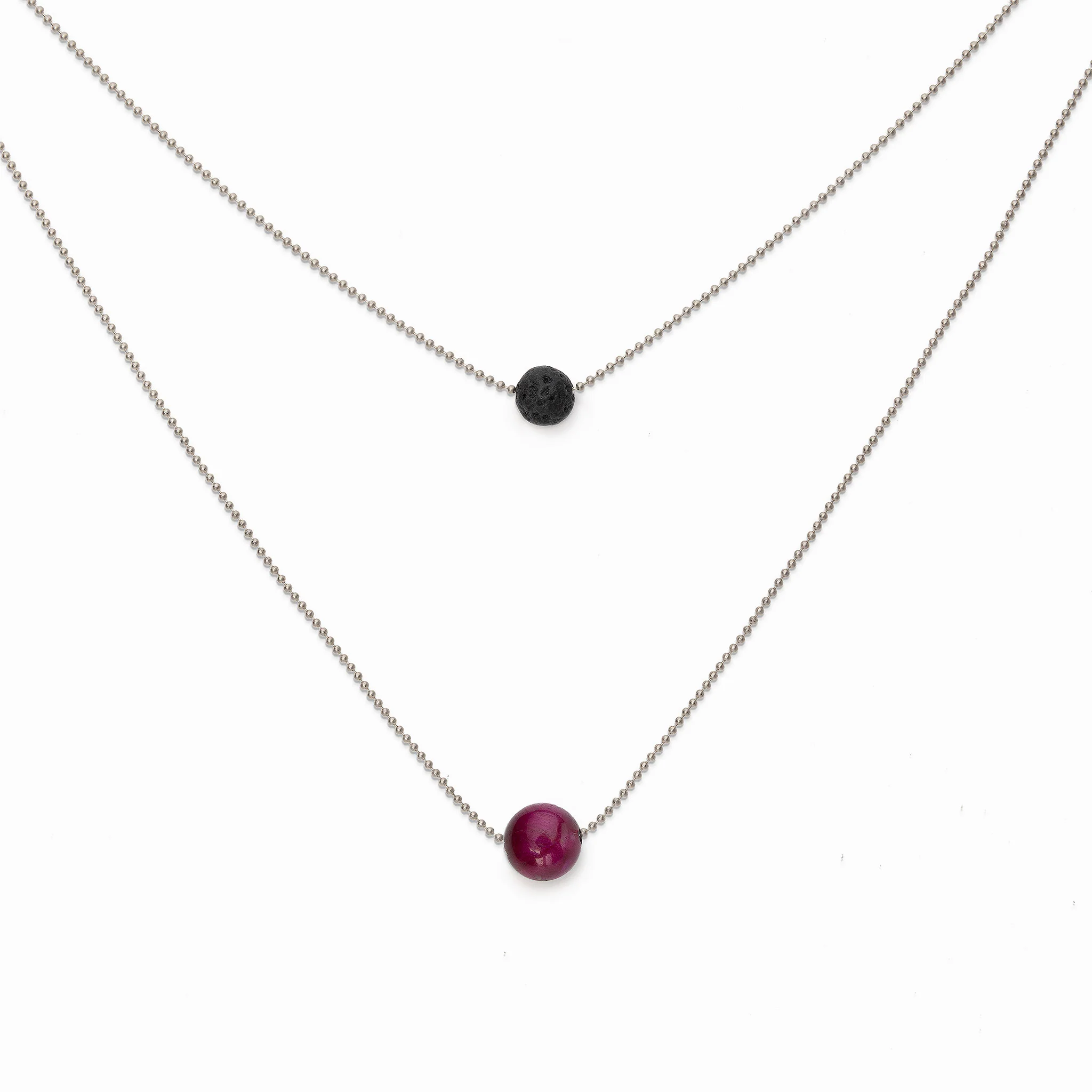 Pure Diffuser Necklace - Pink Tiger's Eye - Image 8