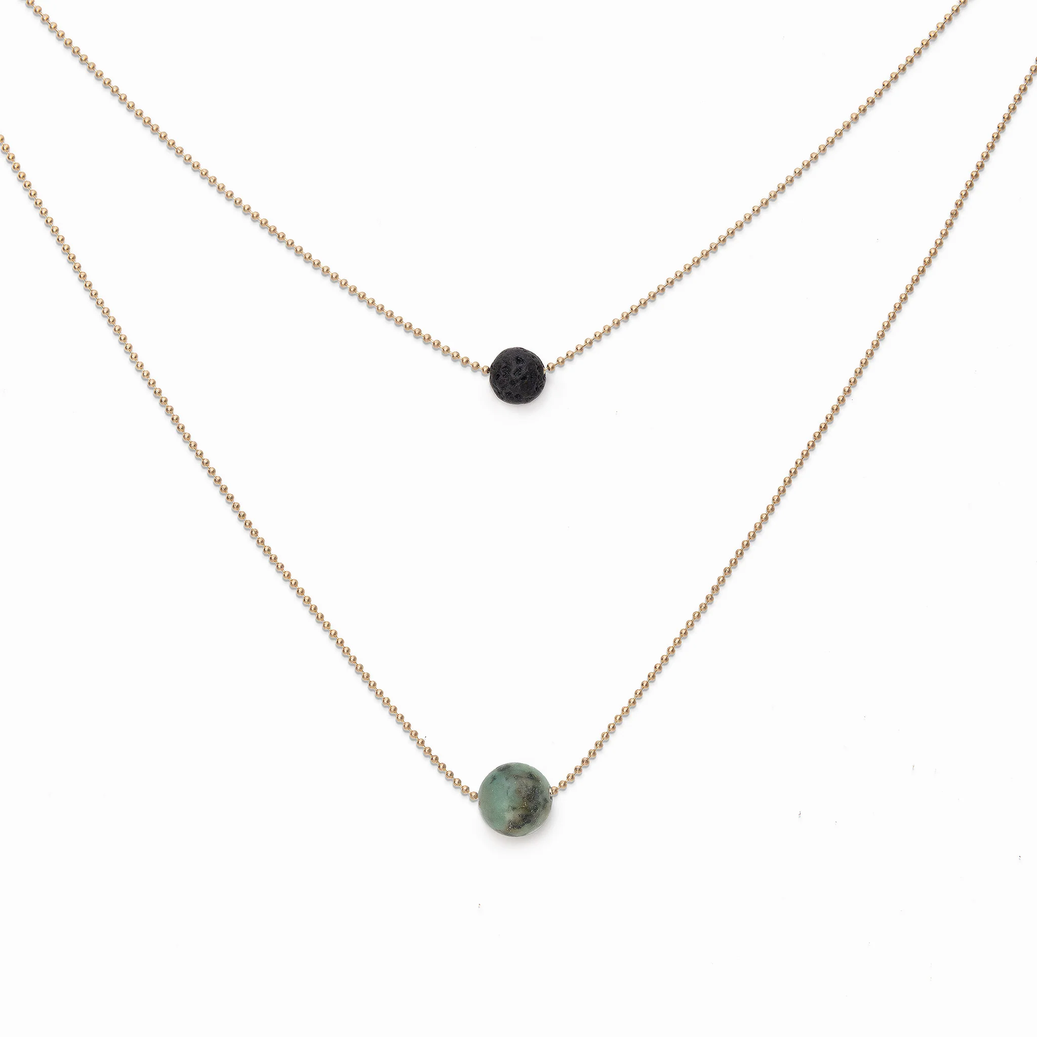 Pure Diffuser Necklace - African Turquoise - Image 2