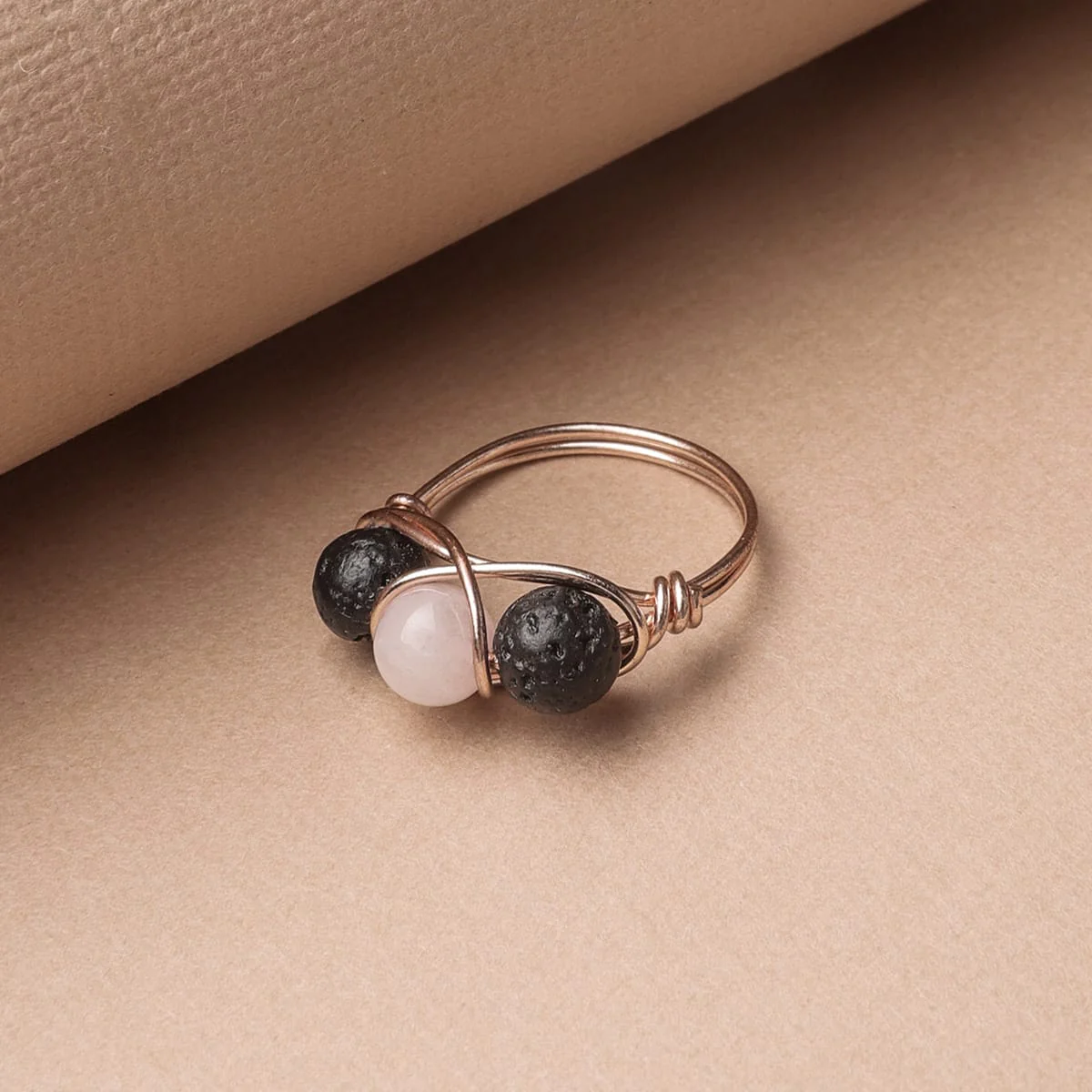 Rose Quartz Diffuser Ring - Image 3