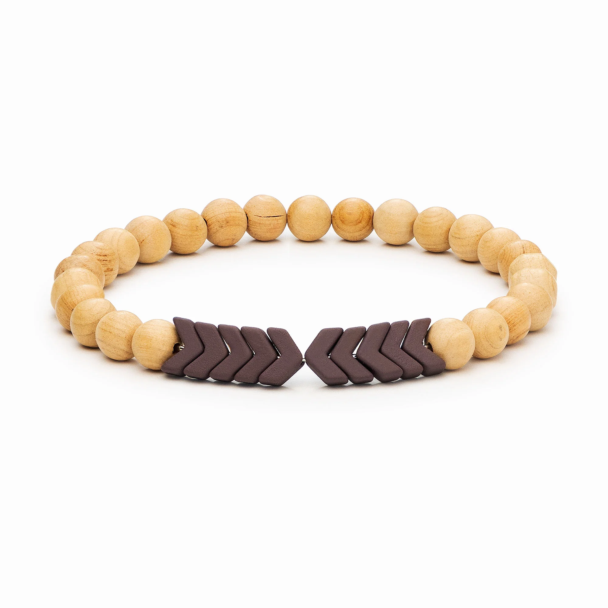 Sacred Arrow Wood Diffuser Bracelet - Image 12