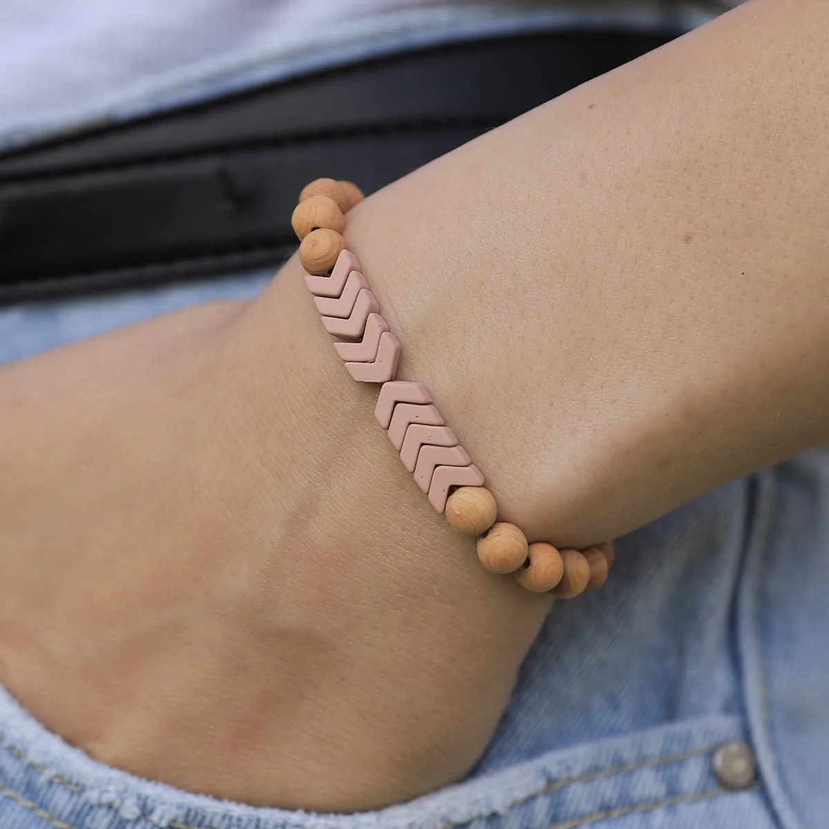 Sacred Arrow Wood Diffuser Bracelet - Image 26