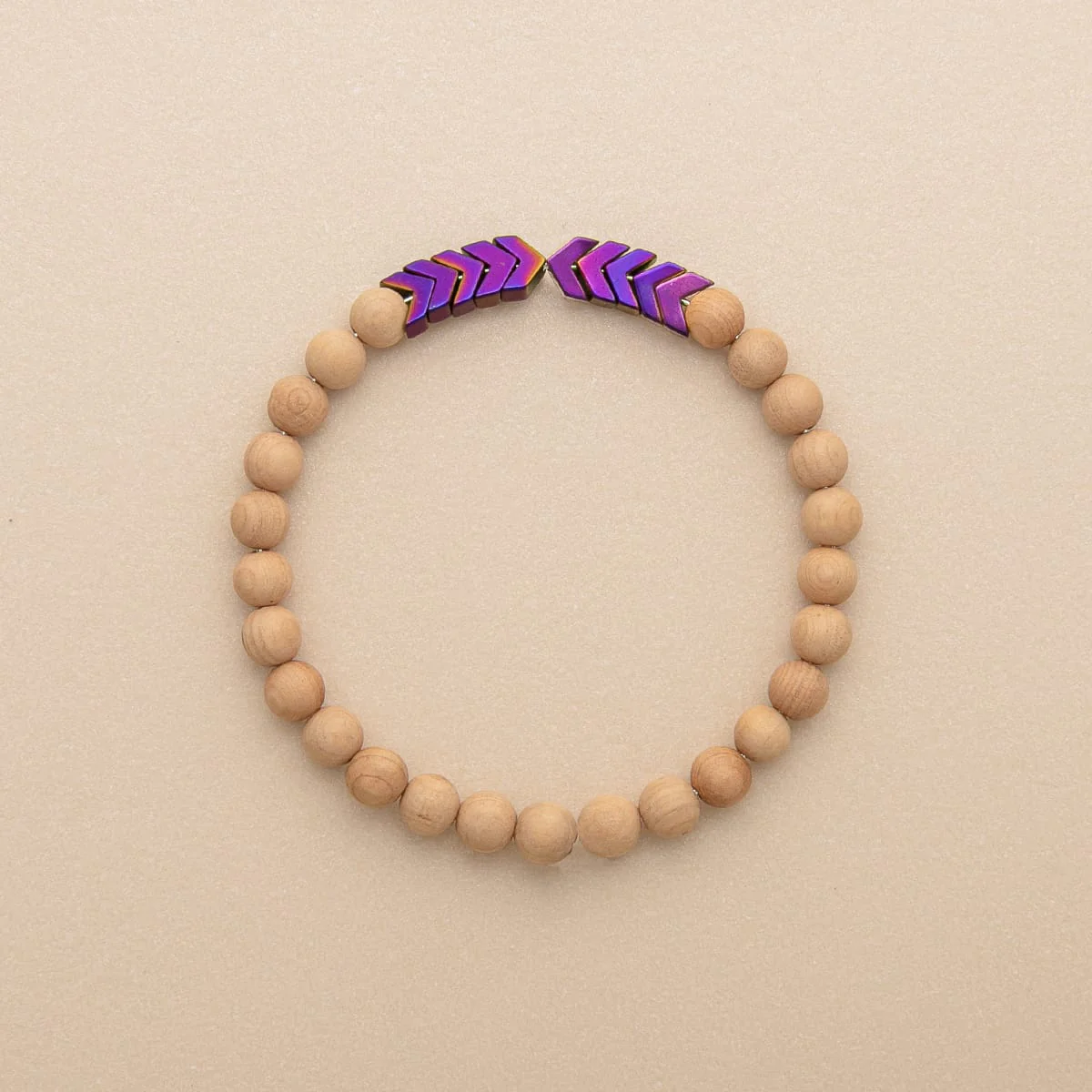 Sacred Arrow Wood Diffuser Bracelet - Image 28