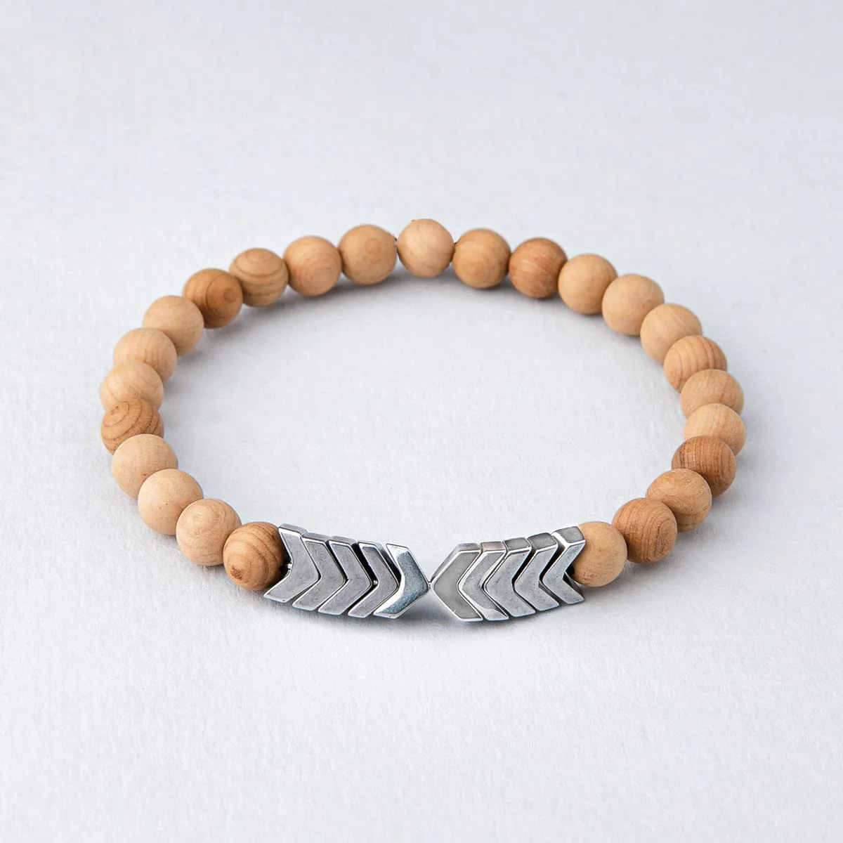 Sacred Arrow Wood Diffuser Bracelet - Image 30