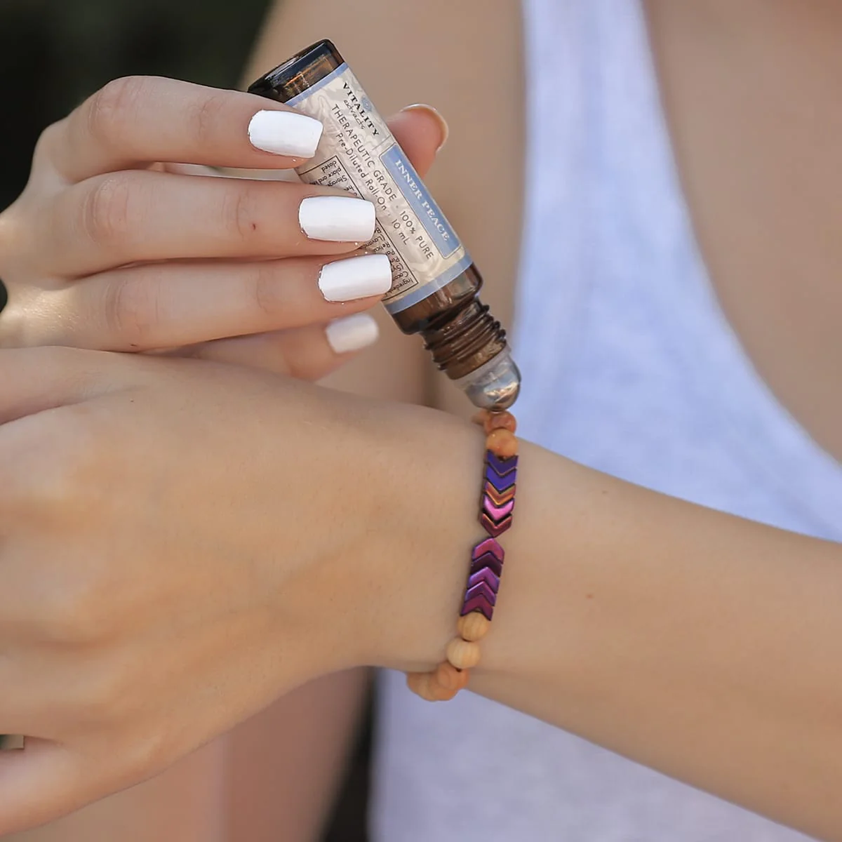 Sacred Arrow Wood Diffuser Bracelet - Image 32