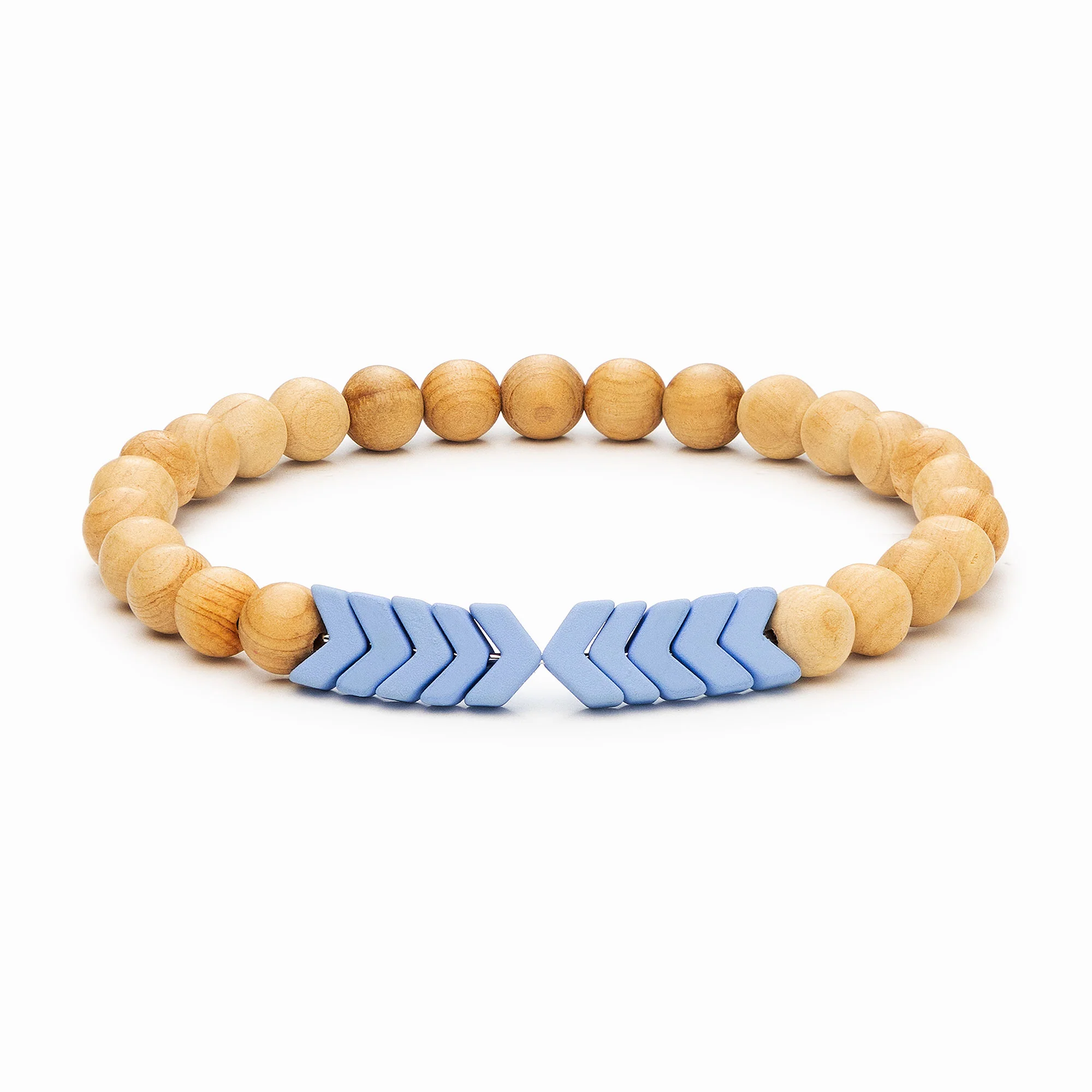 Sacred Arrow Wood Diffuser Bracelet - Image 7